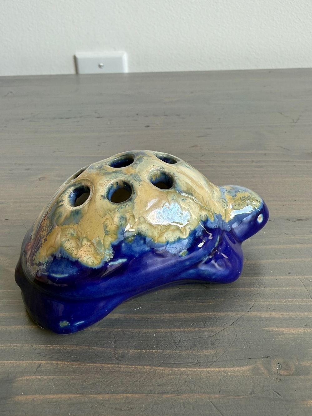 Ceramic flower frog🐢